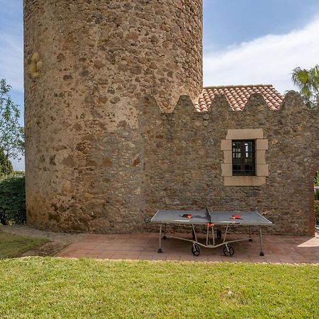 Castillo Can Xirau, Propiedad Exclusiva Con Piscina & Aircon Villa Santa Susanna Eksteriør bilde