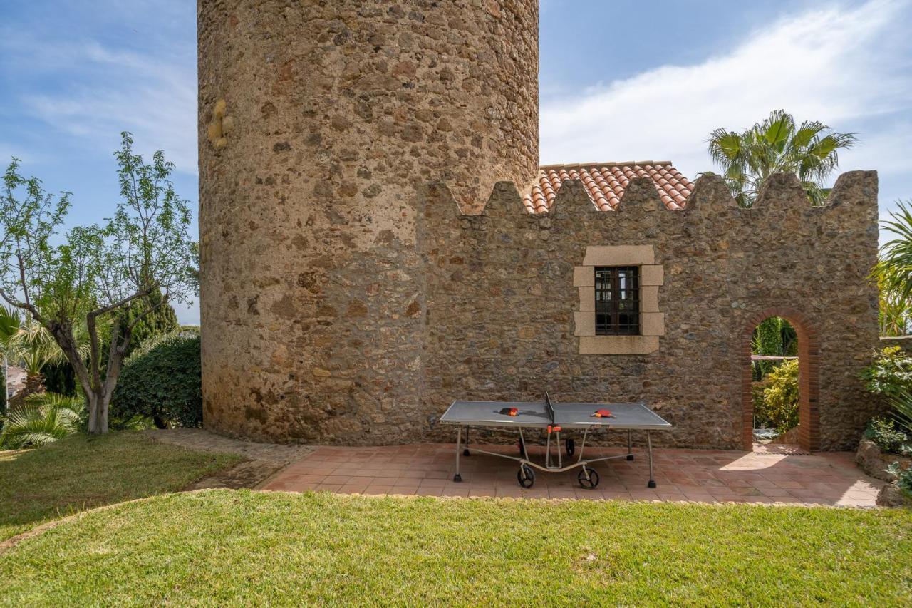 Castillo Can Xirau, Propiedad Exclusiva Con Piscina & Aircon Villa Santa Susanna Eksteriør bilde