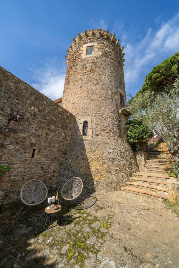 Castillo Can Xirau, Propiedad Exclusiva Con Piscina & Aircon Villa Santa Susanna Eksteriør bilde