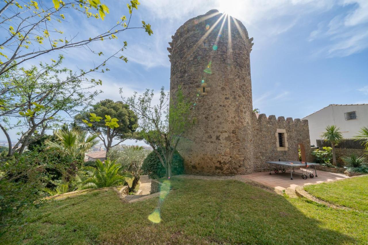 Castillo Can Xirau, Propiedad Exclusiva Con Piscina & Aircon Villa Santa Susanna Eksteriør bilde